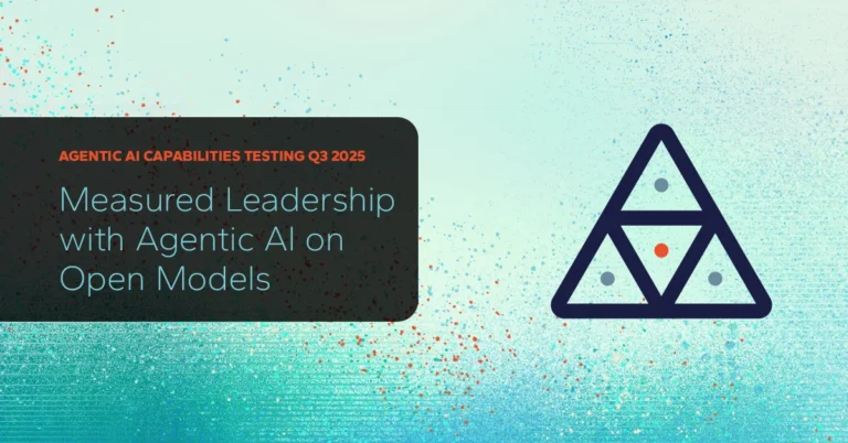 Measured Leadership with Agentic AI on Open Models