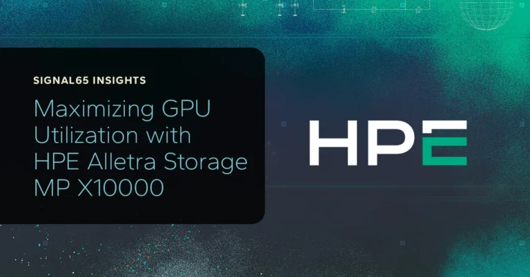 Maximizing GPU Utilization with HPE Alletra Storage MP X10000